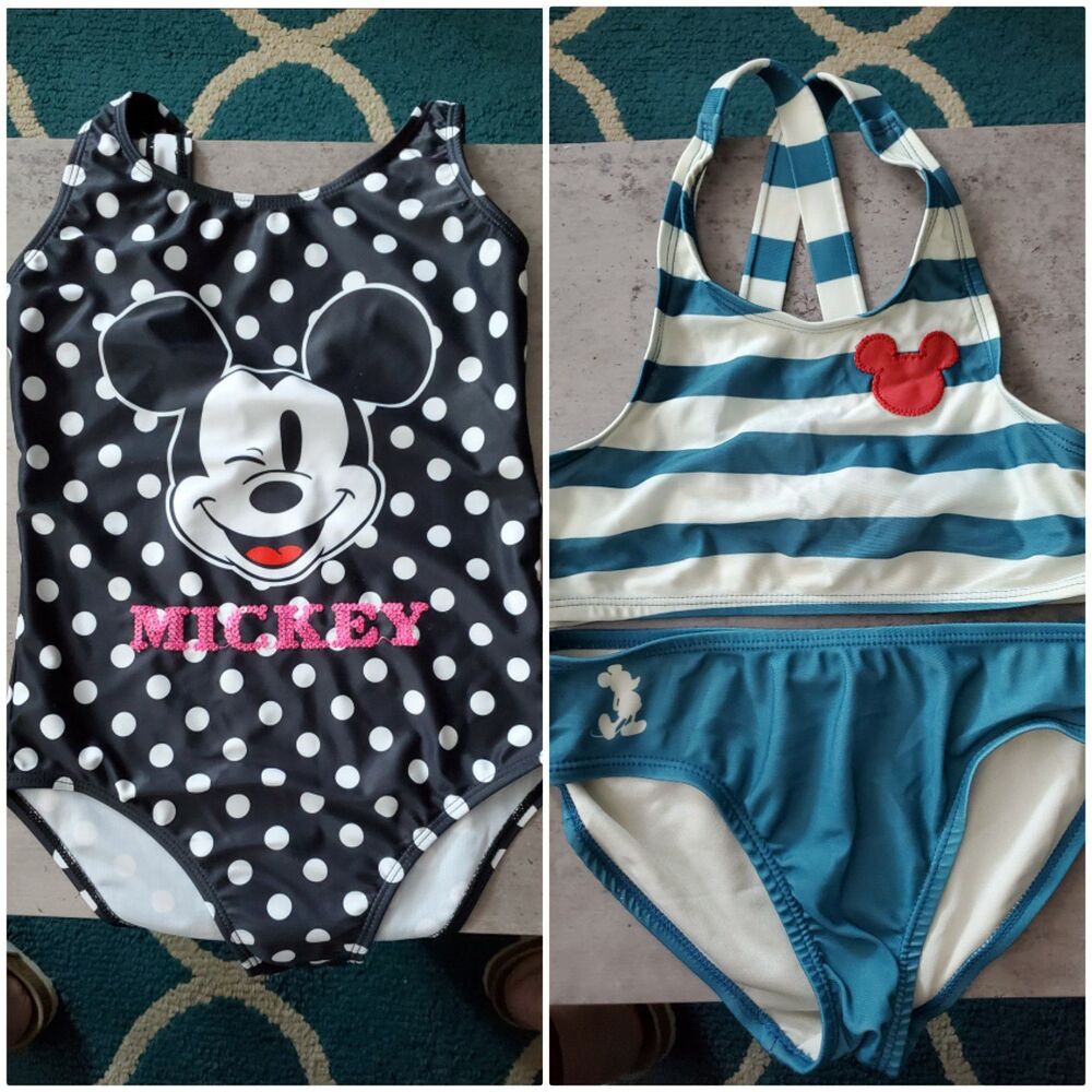 Two Mickey Mouse/Disney Girls Swimsuits | M (7/8)